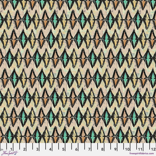 Seth Apter fabric fat 1/4 - On your mark collection: Diamond