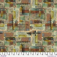 Seth Apter fabric fat 1/4 - On your mark collection: Here and now
