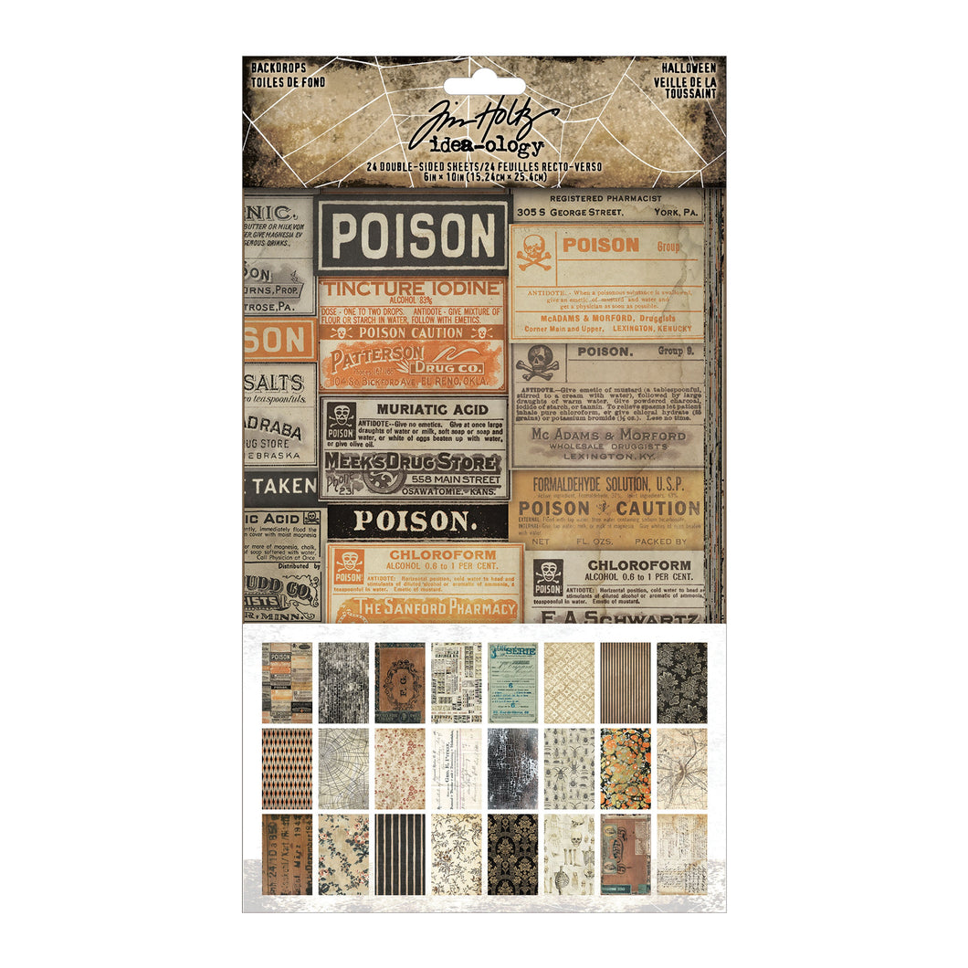 Tim Holtz idea-ology Halloween Backdrops 2025