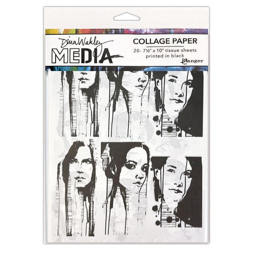 Dina Wakley collage paper - Photo transfers
