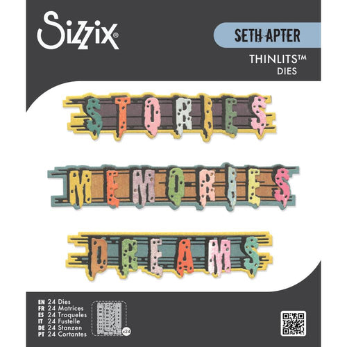 Seth Apter sizzix die: Word Wafers #2