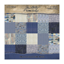 Tim Holtz vault - 12x12” idea-ology paper pad: indigo