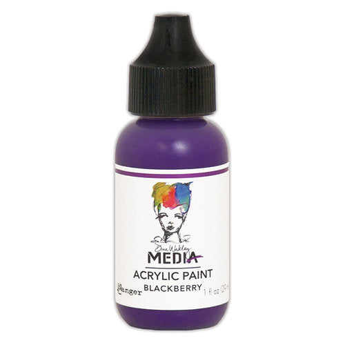 Dina Wakley Media 1oz paint - Blackberry