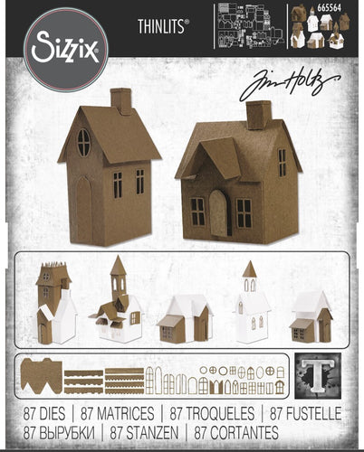 Tim Holtz Sizzix thinlits - Village collection