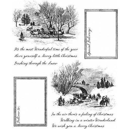 Tim Holtz Stampers Anonymous - Scenic Holiday