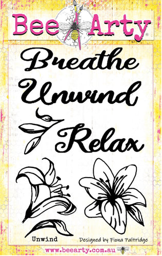 Colour Blast by Bee Arty stamp set - Unwind