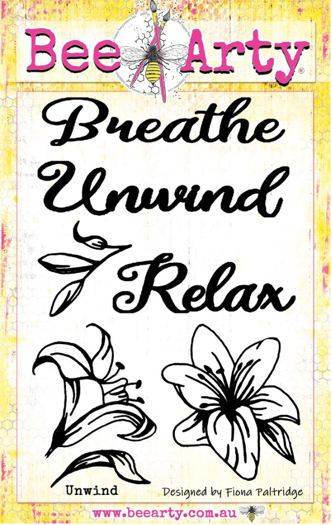 Colour Blast by Bee Arty stamp set - Unwind