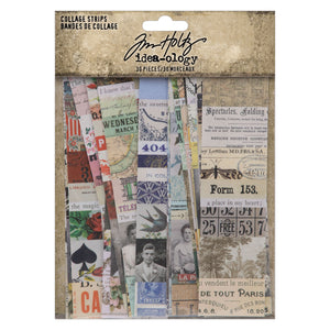 Tim Holtz Idea-ology - Collage strips 30/pkg