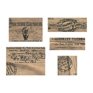 Tim Holtz Idea-ology Vignette Panels - Adverts