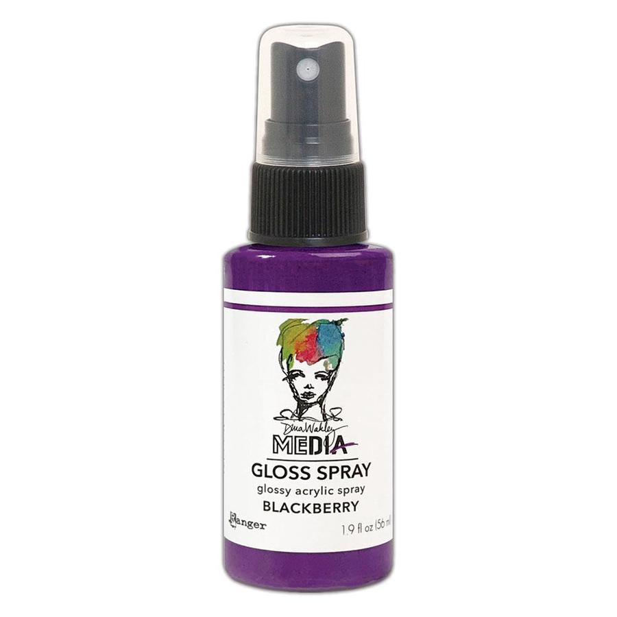 Dina Wakley Media gloss spray - Blackberry