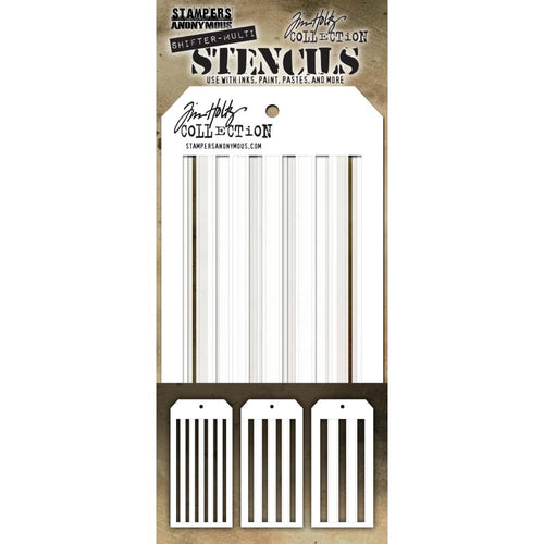 Tim Holtz Shifter multi stencil - Stripes