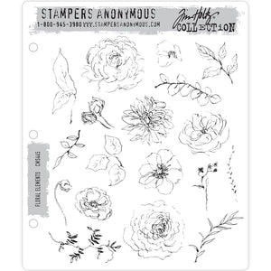 Tim Holtz Stampers anonymous - Floral elements