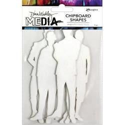 Dina Wakley media chipboard - The Men