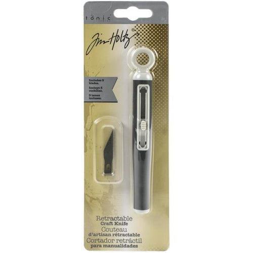 Tim Holtz Tonic retractable craft knife - includes 3 blades