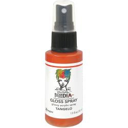 Dina Wakley Media gloss spray - Tangelo