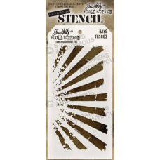 Tim Holtz layering stencil - Rays