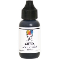 Dina Wakley Media 1oz paint - Black