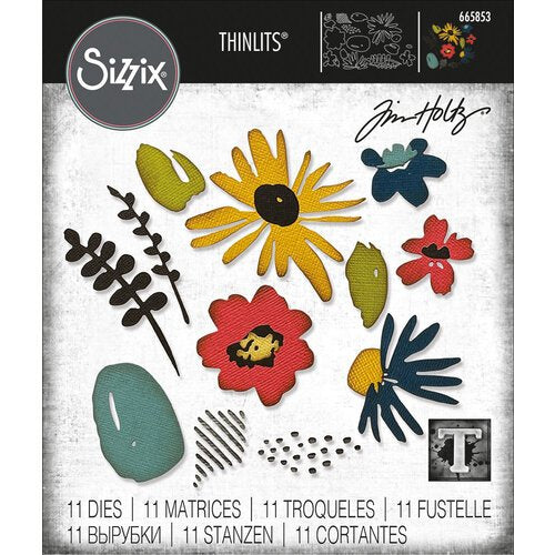 Tim Holtz Sizzix thinlits dies - Modern floristry