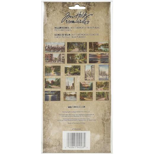 Tim Holtz Idea-ology: Vellum scenes