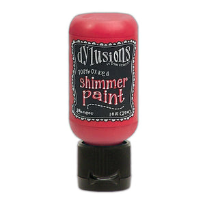 Dylusions shimmer paint 1oz - Postbox red