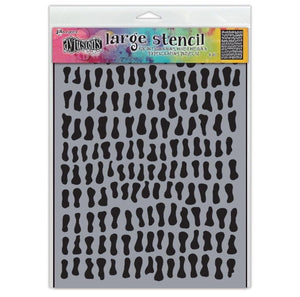 Dyan Reaveley 9"x12" stencil - Golden nuggets
