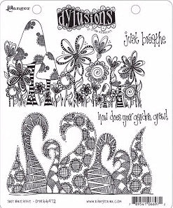 Dylusions Cling Stamps - Just Breathe