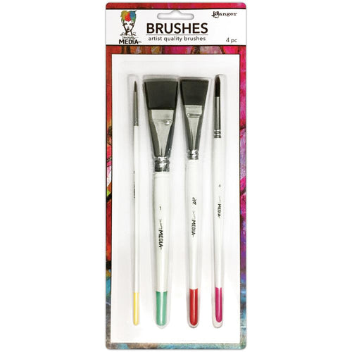 Dina Wakley media brushes - 4 pack