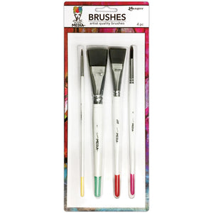 Dina Wakley media brushes - 4 pack