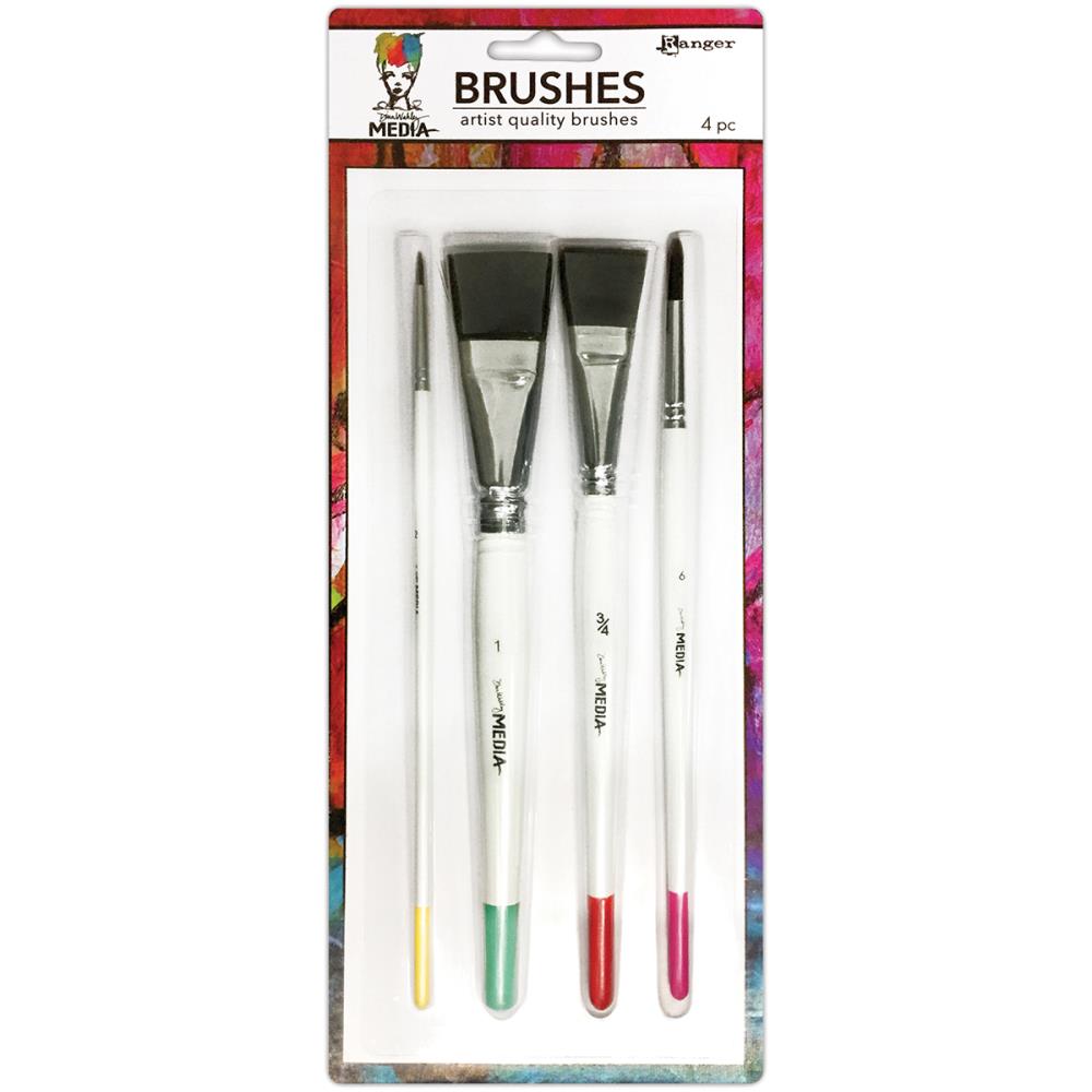 Dina Wakley media brushes - 4 pack
