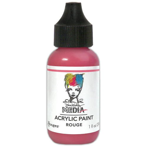 Dina Wakley Media 1oz paint - Rouge