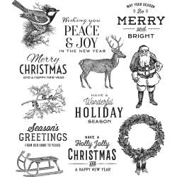 Tim Holtz Stampers anonymous - Festive overlay