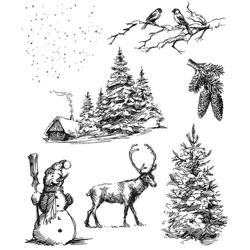 Tim Holtz Stampers anonymous - Winterscape