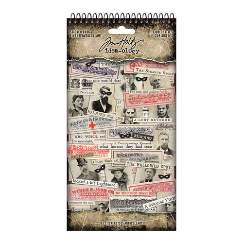 Tim Holtz Idea-ology Curiosities sticker book