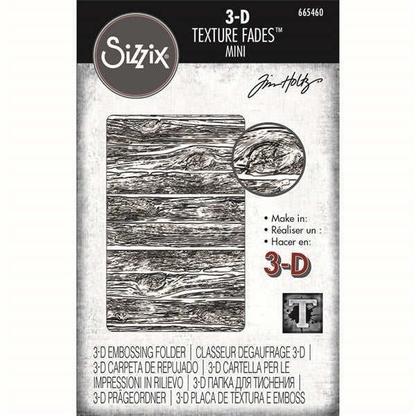 Tim Holtz 3-D texture fade - Mini Lumber