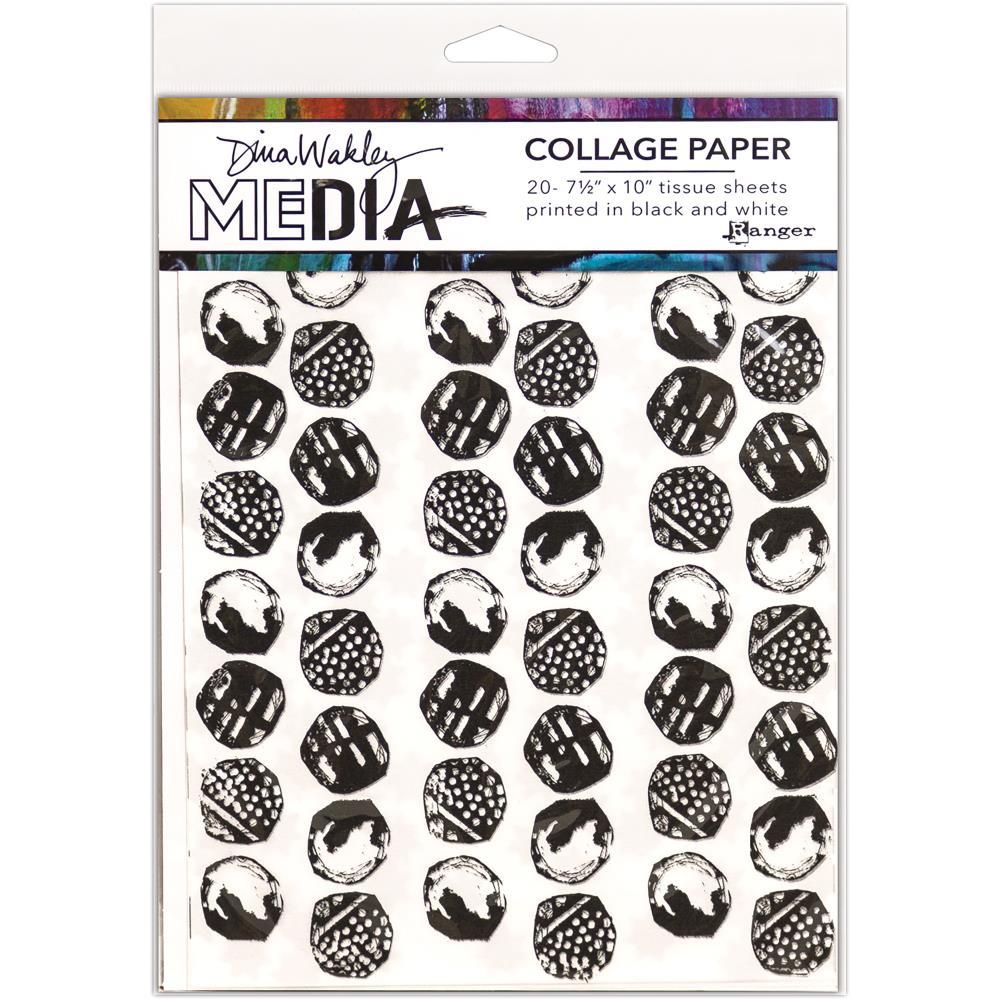 Dina Wakley collage paper - backgrounds