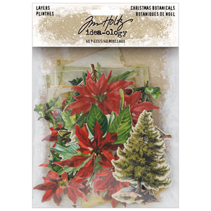 Tim Holtz Idea-ology Layers - Christmas Botanicals 2022