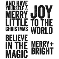 Tim Holtz Stampers anonymous - Bold tidings #2