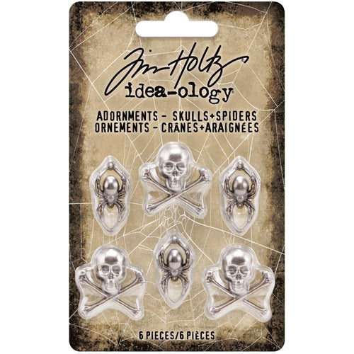 Tim Holtz idea-ology - Halloween Skulls and spiders