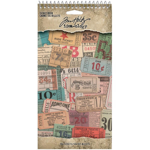 Tim Holtz Idea-ology Ticket book