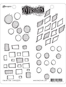 Dylusions Cling Stamp - Four by four