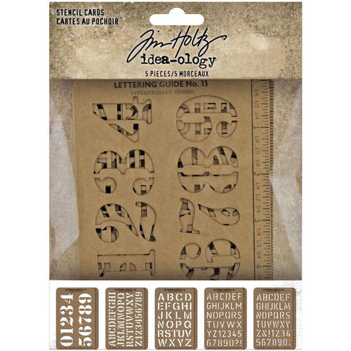 Tim Holtz Idea-ology Stencil cards