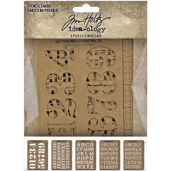 Tim Holtz Idea-ology Stencil cards