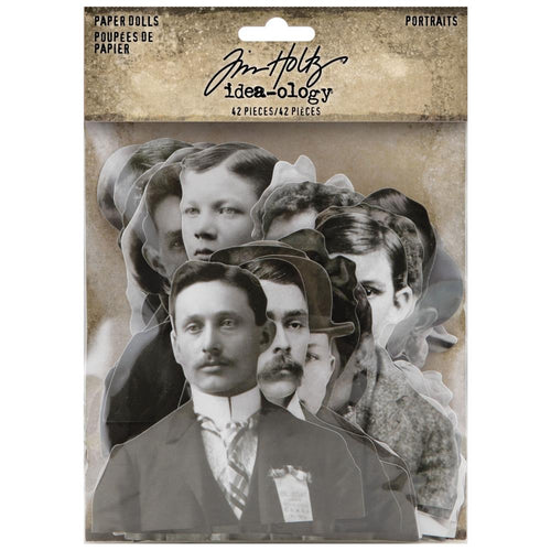 Tim Holtz - Idea-Ology: Portraits Paper Dolls Die-Cuts 42/Pkg