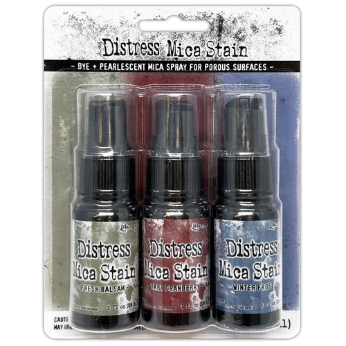 Tim Holtz distress Mica spray stains set 3 - Holiday 2022 limited edition