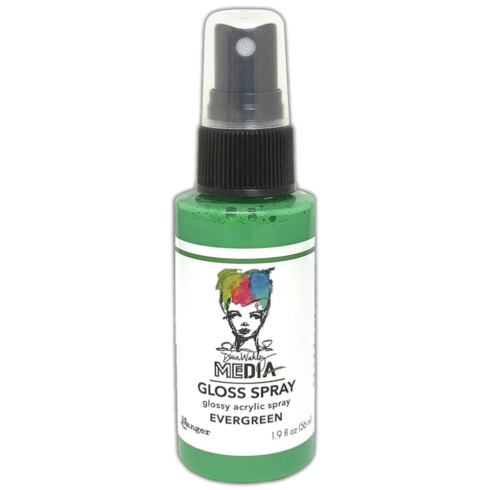 Dina Wakley Media gloss spray - Evergreen