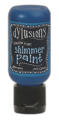 Dylusions shimmer paint 1oz - London blue