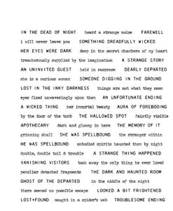 Tim Holtz Stampers anonymous - Tiny Text Halloween