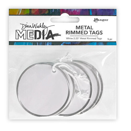 Dina Wakley Metal rimmed tags 2.25”
