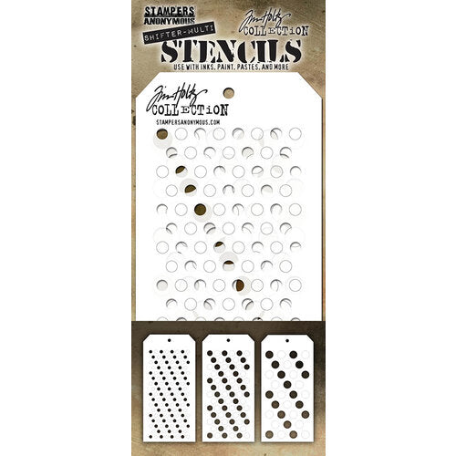 Tim Holtz Shifter multi stencil - Dots