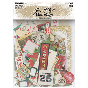 Tim Holtz Idea-ology 2022 Christmas Idea-Ology Ephemera Pack